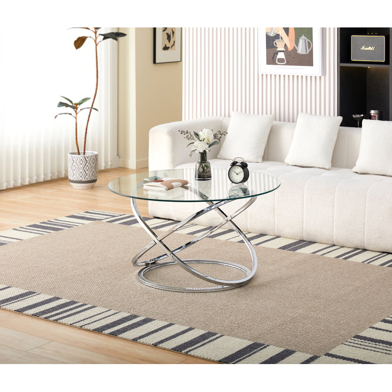 Cotty Coffee Table, Silver