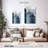 Avery Blue Linen Mountains II-108510352