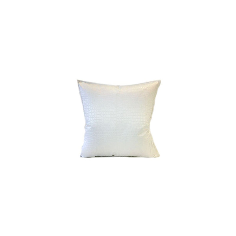 Square Pillow Cover & Insert, White