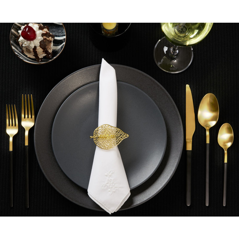 Metal Napkin Ring, Gold