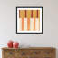 Akara Broken Stripes 3 par Laura Nugent, reproduction d'art encadrée-248096234-248096237