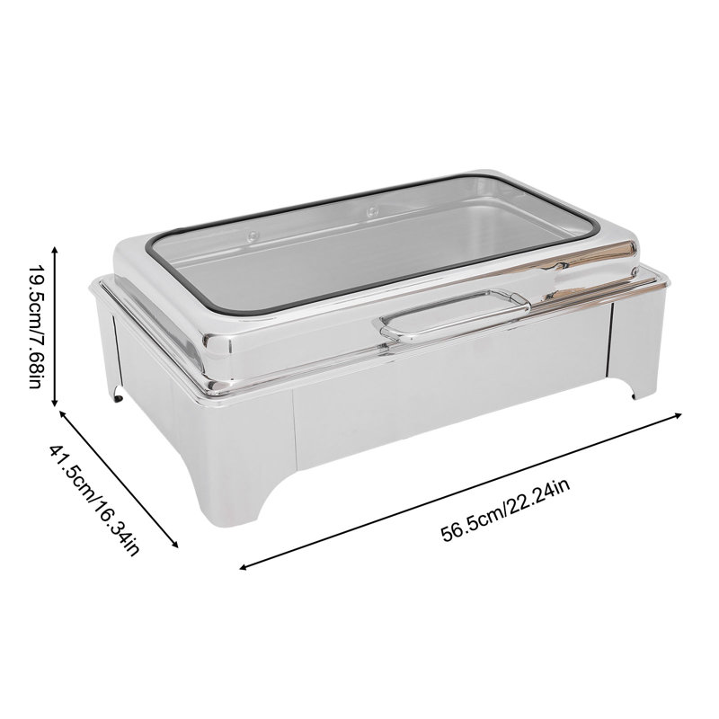 9.5QT 2-Pan Professional Warmer Set