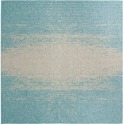 Tapis d'extérieur Iris couleur océan
