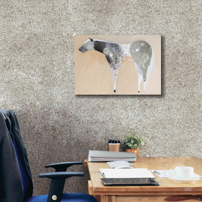 «Horse No. 25» par Anthony Grant, impression sur toile Giclée, H 18 po x l 26 po x P 0,75 po