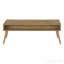 Table basse rectangulaire en noyer de 44 po L 44 po