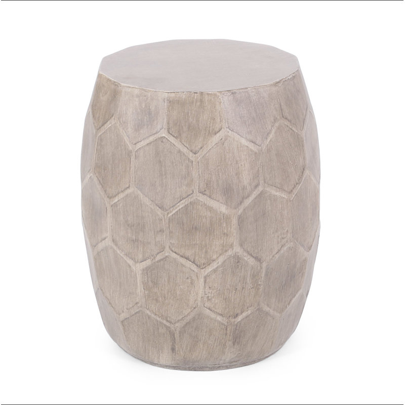 Table d'appoint d'extérieur en béton léger