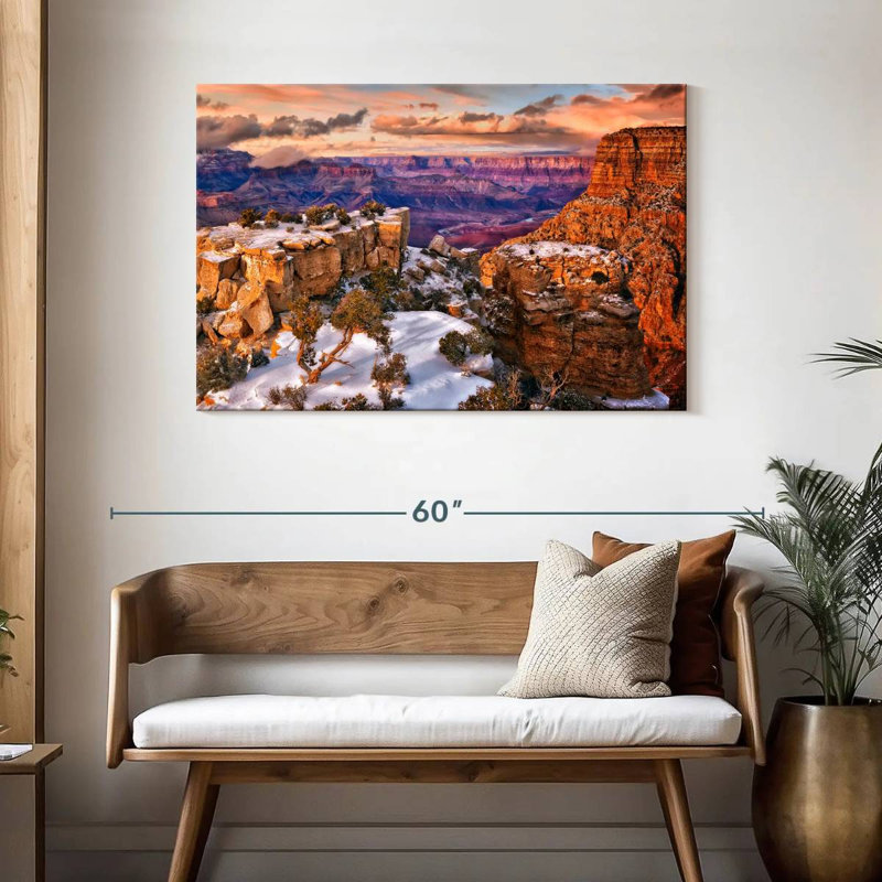 Alvord Snowy Grand Canyon V, H 30 po x l 45 po