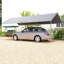 Auvent de voiture galvanisé Carport avec trousse d'ancrage incluse, 3 câbles en acier renforcé-111084463