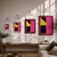 Colour Field Division Geometric - Print-301739636-301739634