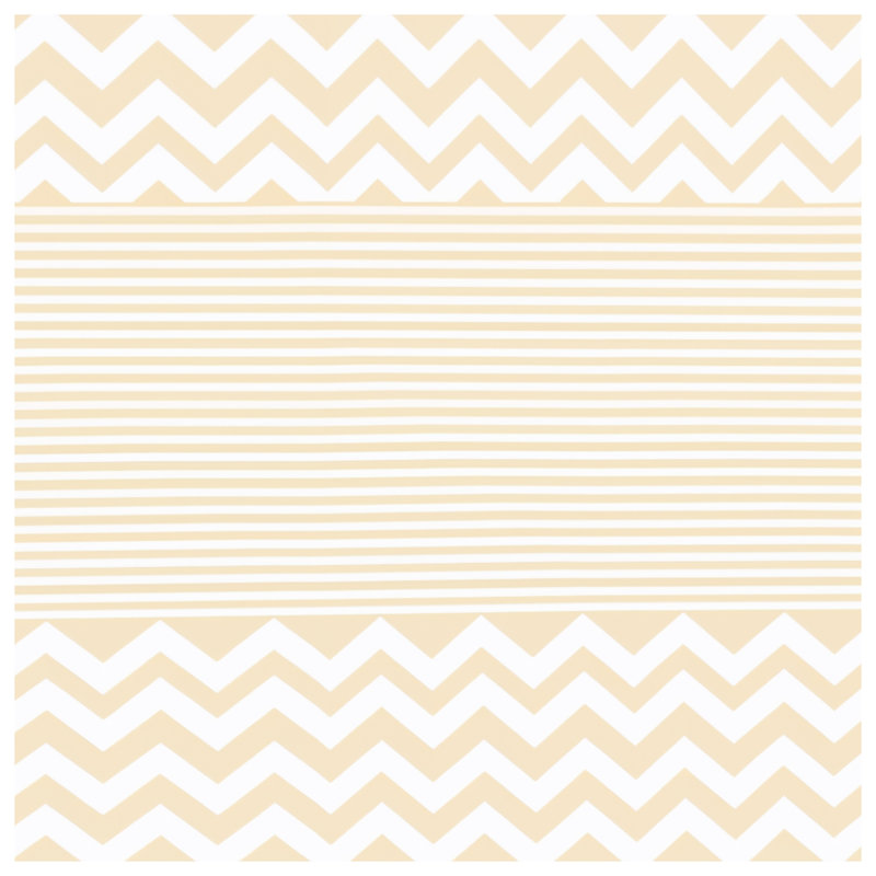 Couvertures beiges à rayures en zigzag, 50in W x 60in H