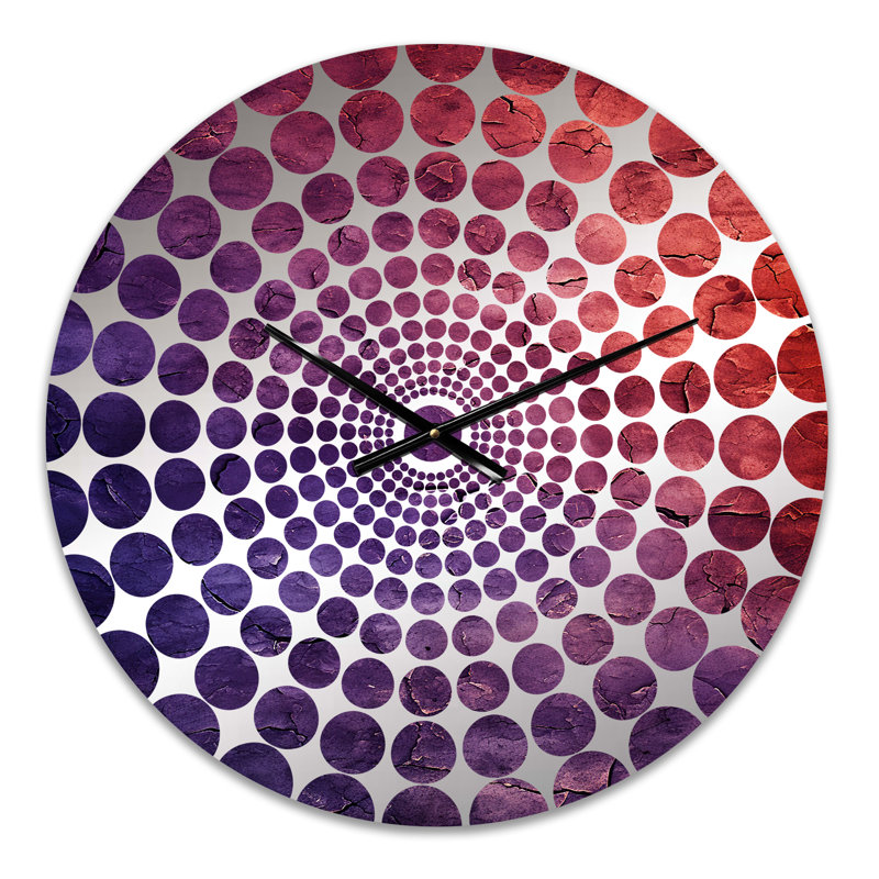 Tamys - Horloge murale géométrique abstraite, Médium