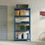 Vida Metal Height -Adjustable Shelving Unit-19298067-19298069