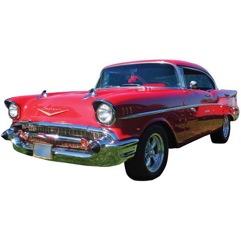 Adhésif décoratif Chevy Bel-Air, H 12,5 po x l 24 po