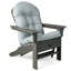 Coussin de siège Adirondack pour patio à haut dossier Latitude Run® 5 po-1491102501