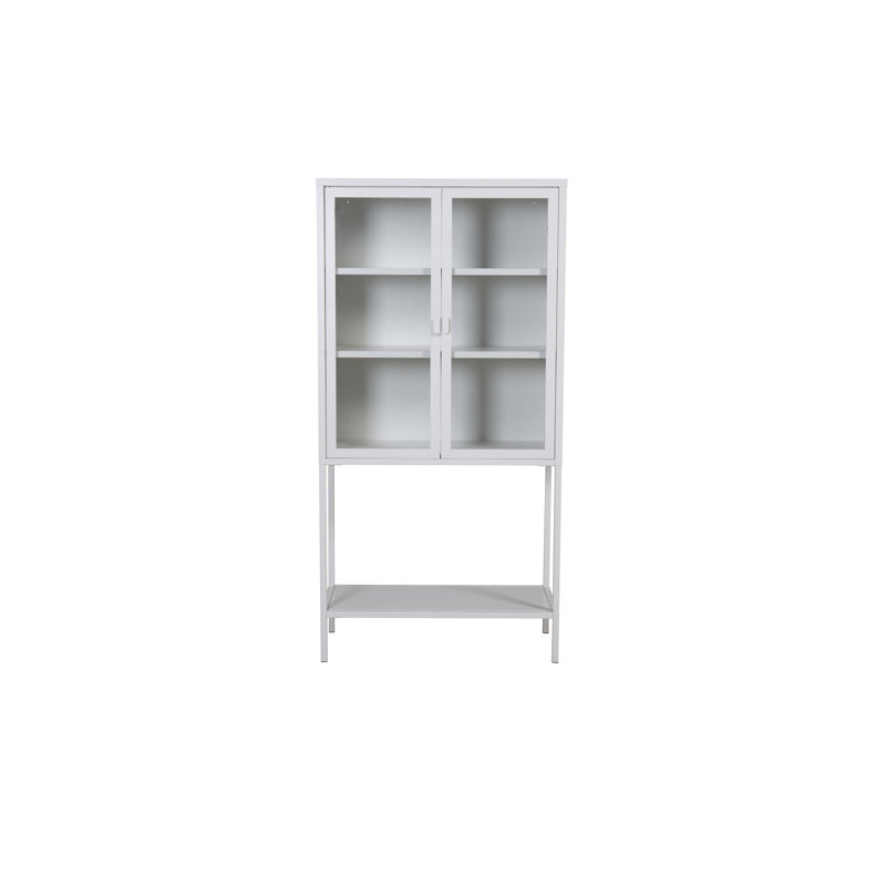 Dirit 150cm H x 75cm W Standard Bookcase, White