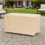 Foyer extérieur rectangulaire en béton, 107 cm (42 po) au propane, 50 000 BTU, avec allumage par impulsion et réservoir dissimulé. Housse de protection contre les intempéries incluse.