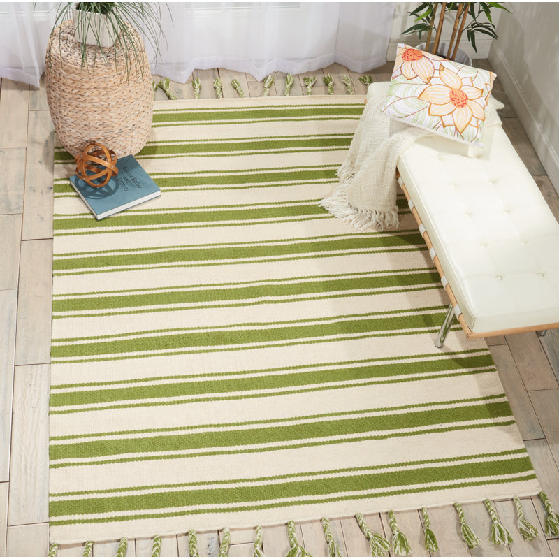 Beaird Striped Hand Woven Area Rug, Rectangle 244 x 320cm