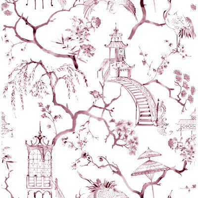 Breene NON-PASTED,UNPASTED Floral Roll