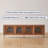 Nordic solid wood style TV cabinet