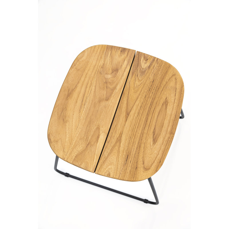 Bryggen Teak Patio Bar Stool, Counter Stool (25.875" Seat Height)