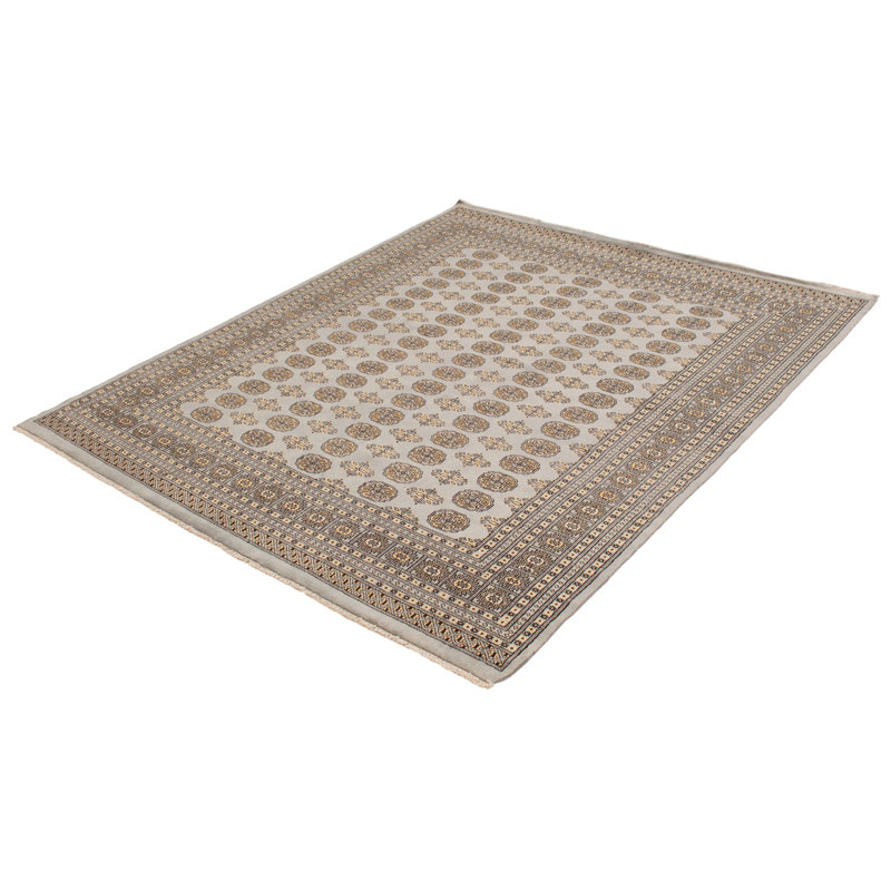 Tapis bleu pâle 8 pi 2 po x 9 pi 8 po Finha Peshawar Bokhara