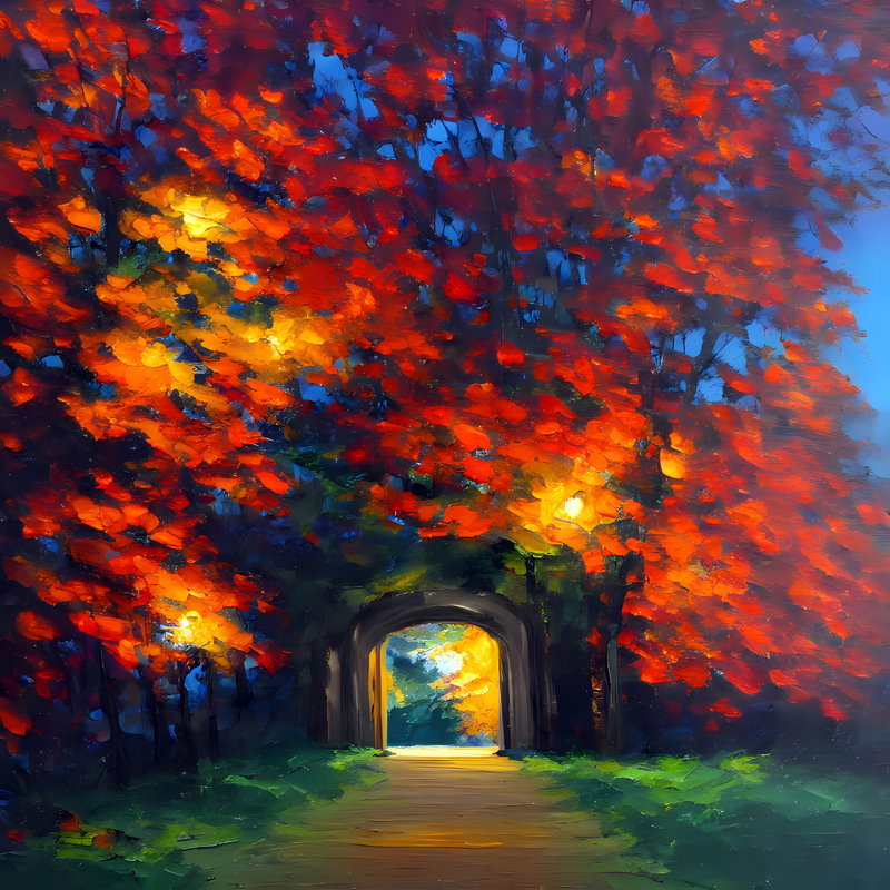Archway To Heaven, H 24 po x l 24 po