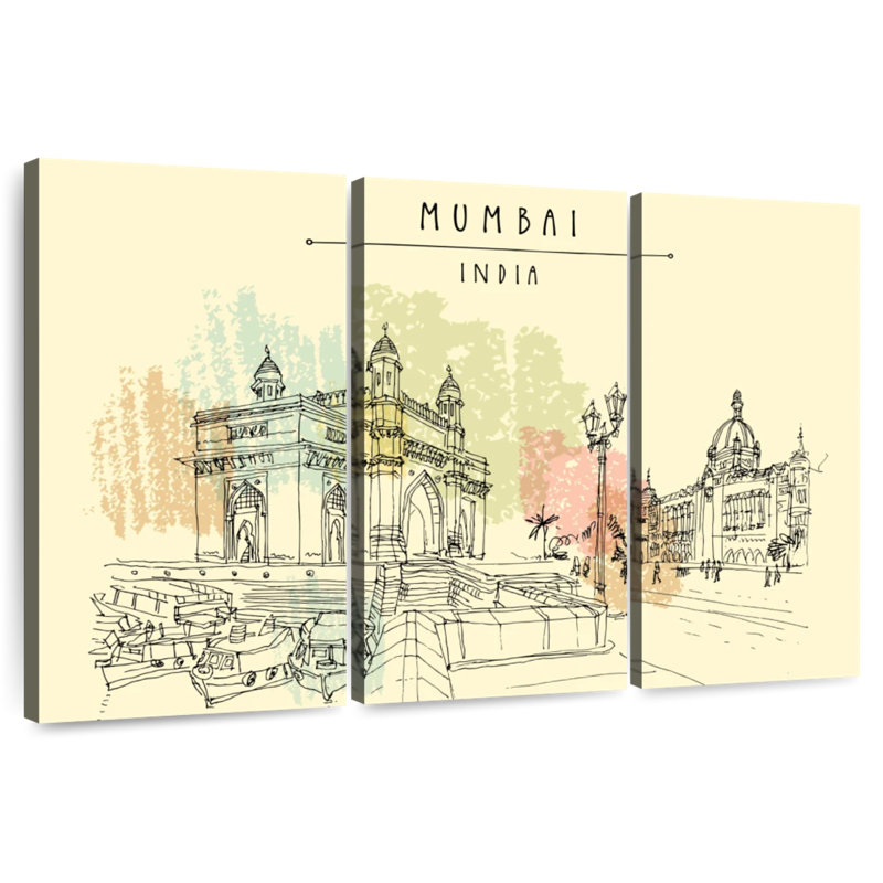 Rorry Mumbai, 24" H x 38" W