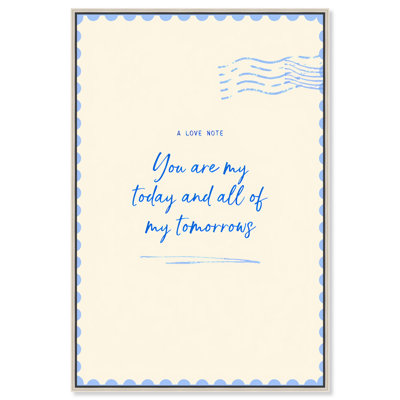 My Forever Canvas Print Art Print Posters by Art Remedy