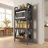 56.30'' Bakers Rack 4-Level Storage Shelves Mental And Wooden Kitchen Shelves, Kitchen Organizers And Storage, For Garage, Pantry, Bathroom ,25.60'' Length-1532795236