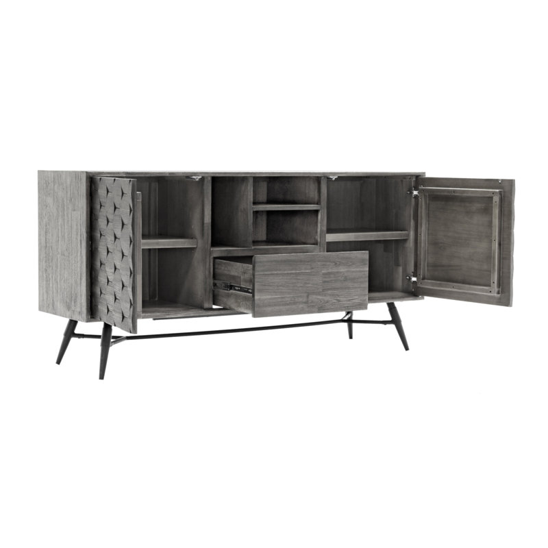 Buffet Makena en bois d'acacia gris