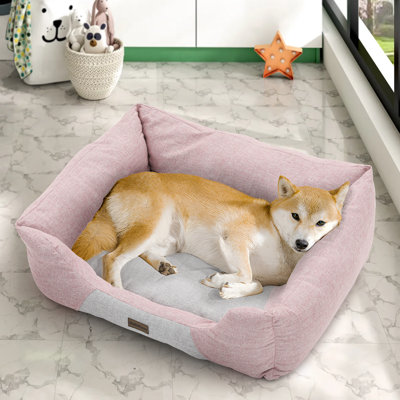 Cuddler Dog Bed, Dog Sofa Bed with Sides, Non-Slip Bottom for Small & Medium Dogs, Machine Washable