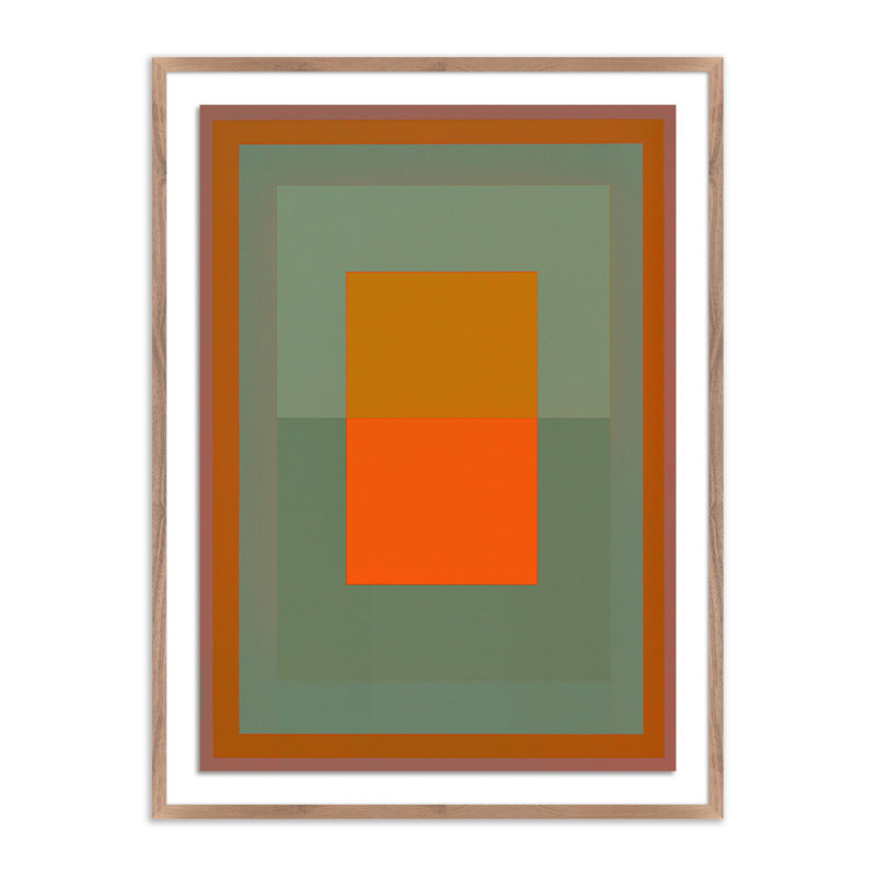 Resonance Q Painting by David Grey, 40" H x 30" W x 2.5" D, Dark Brown