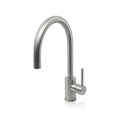 Acquaco Linki Kitchen Deck Mount Single-Hole Single Handle Kitchen Faucet with 10'' Spout Reach