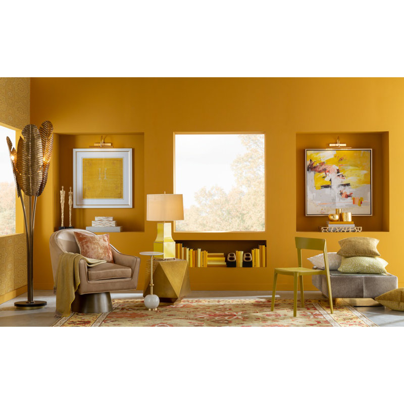 Dominic Swivel Barrel Chair, Camel