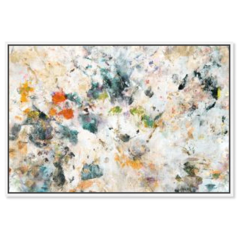 Marcona - Impression sur toile, H 16 po x l 24 po, Toile avec cadre blanc