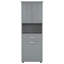 Grande armoire de salle de bain avec panier à linge, grand panier à linge inclinable et armoire de rangement supérieure-1722031085