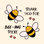 " Cute Bee Greeting Card "