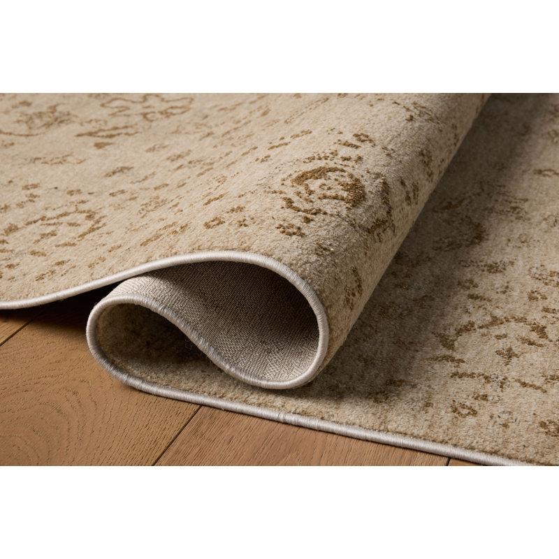 Loloi Haywood Sand / Natural Area Rug, Rectangle 7'10" x 10'