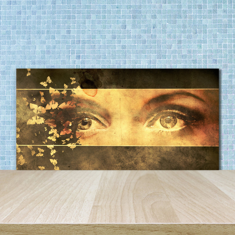 Creeden 50cm W x 100cm L Glass Peel and Stick Panel