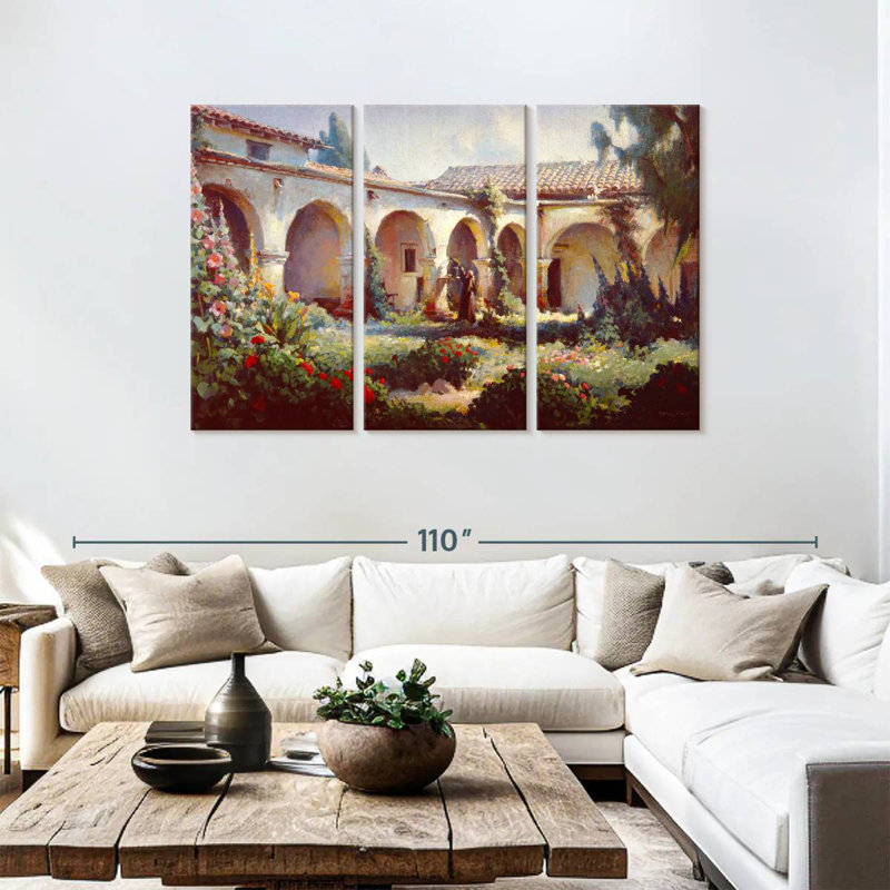 Lilie Mission San Juan Capistrano, 48" H x 74" W