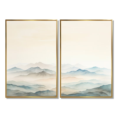 Montagne, beauté silencieuse I - grandes montagnes, décoration murale