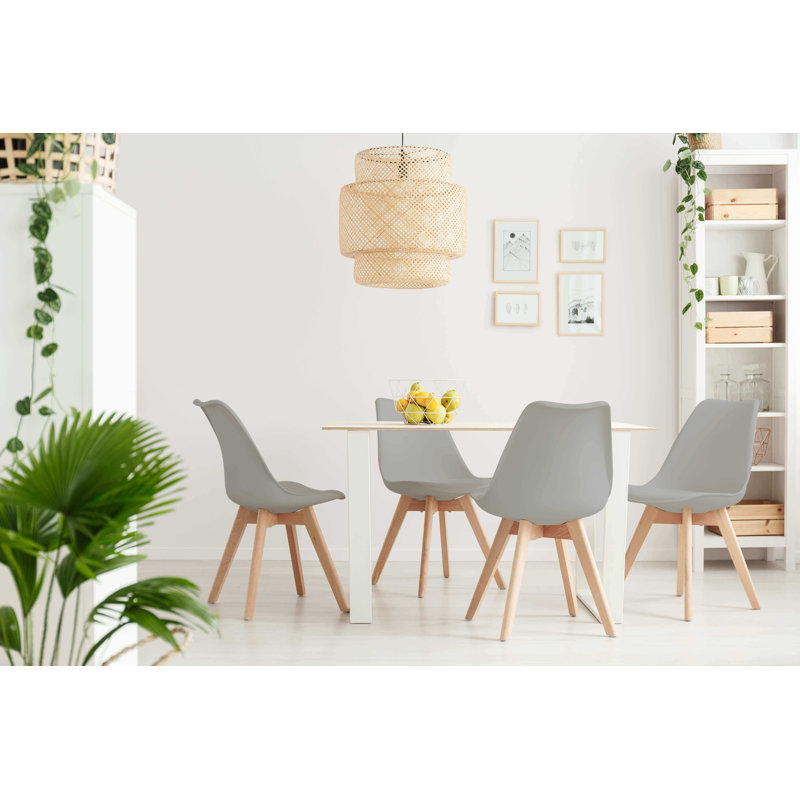 Beavercreek 45cm H Solid Wood Side Chair, Grey