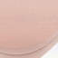 Banc de rangement repose-pieds ovale avec revêtement en flanelle et pieds en métal robustes, parfait pour les espaces de vie modernes et confortables-1233086830-1233086833