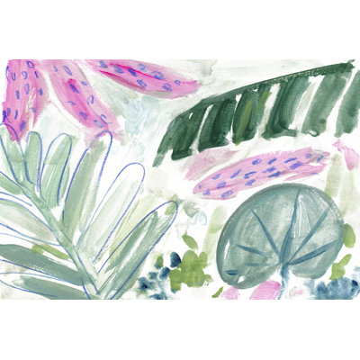 «Heina Tropical Abstraction II On Canvas» par Melissa Wang, reproduction