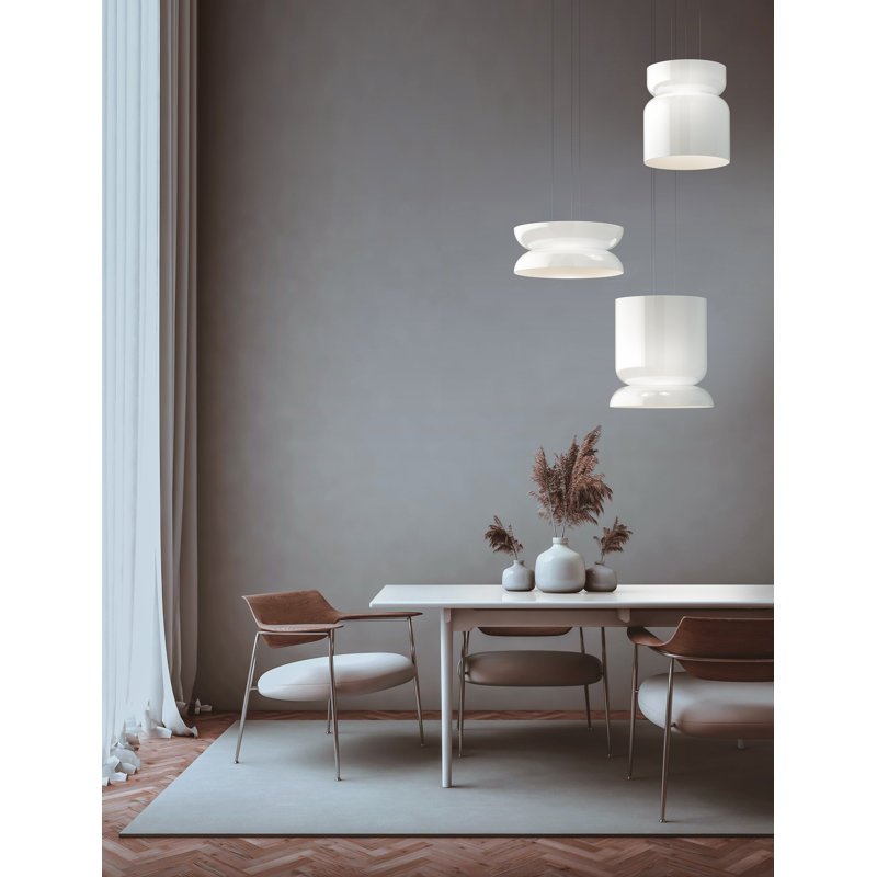 Luminaire suspendu géométrique à 2 lumières Totem