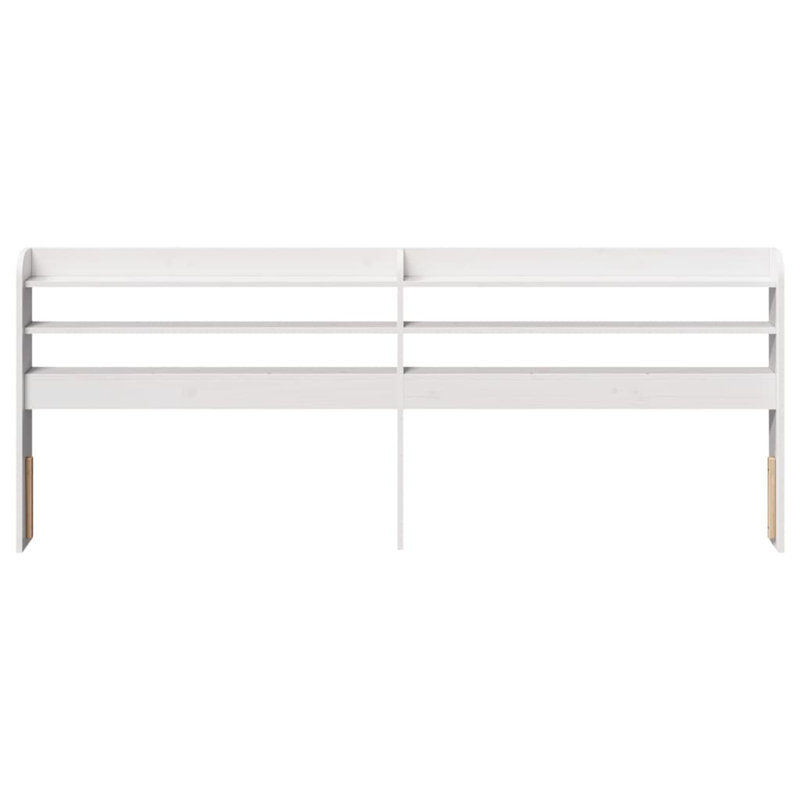 Solid Wood Headboard, 200 x 200 cm, White