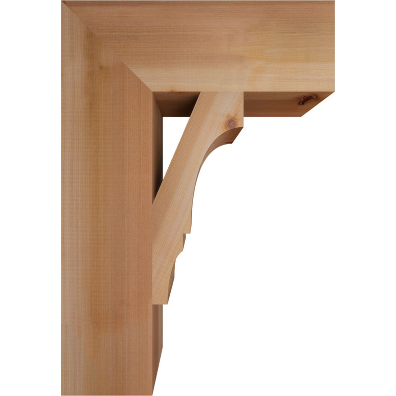 Support de bloc Balboa, Cèdre rouge de l'Ouest lisse, L 5 1/2 po x P 18 po x H 26 po