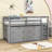 Jakilah Kids Loft Bed with Drawers-991918702-991918703
