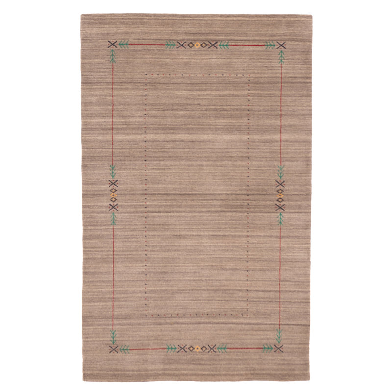Kashkuli Gabbeh Grey Rug 5'0" x 8'0"