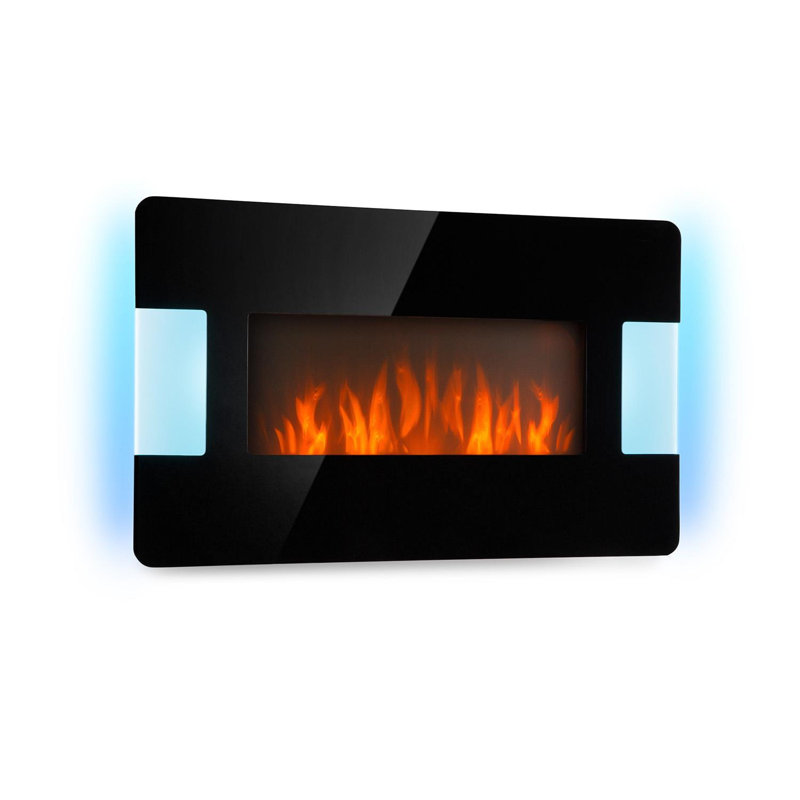 Klarstein 91cm W Electric Fireplace, Black